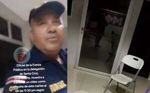 [VIDEO] “Fantasma” se “entregó” a las fuerzas policiales: video ¿paranormal? es viral
