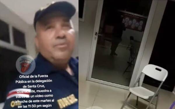 [VIDEO] “Fantasma” se “entregó” a las fuerzas policiales: video ¿paranormal? es viral