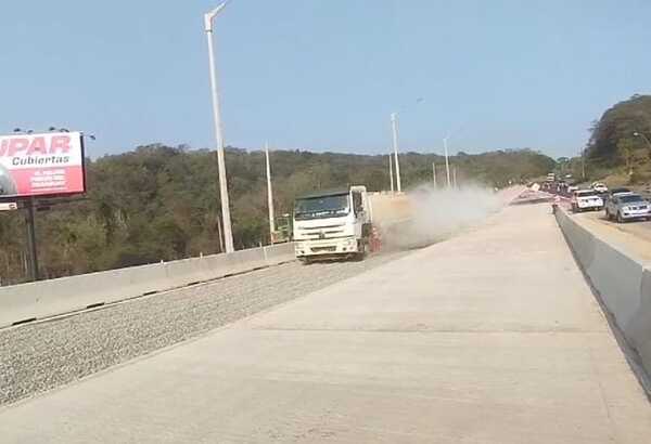 Diario HOY | Realizan exitosa prueba de la rampa de frenado construida en Pedrozo