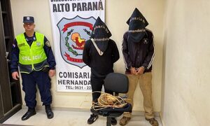Detienen a rateros que robaron motorcito de agua