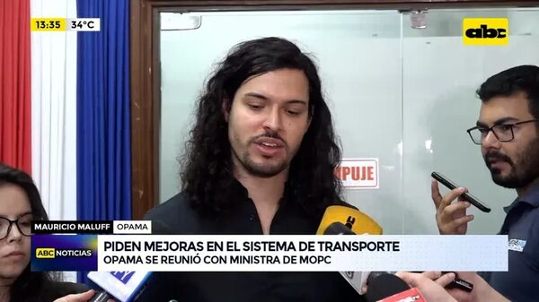 Video: piden mejoras en el sistema de transporte - ABC Noticias - ABC Color
