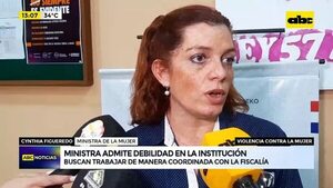 Video: Ministra de la Mujer admite debilidad en la institución  - ABC Noticias - ABC Color