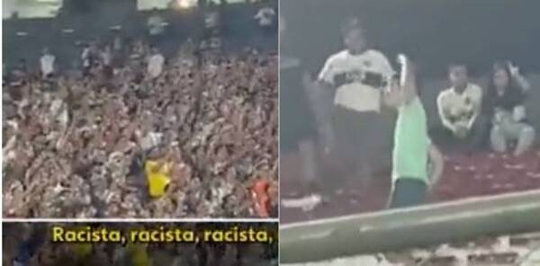 [VIDEO] Rapais se plaguean porque hincha hizo gesto de "macaco"