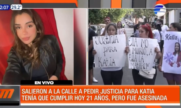 Familiares y amigos de Katia salieron a pedir justicia | Telefuturo