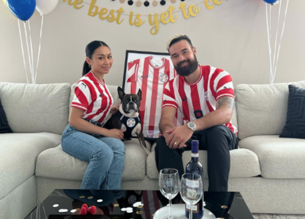 Versus / El festejo albirrojo del nuevo arquero de la selección