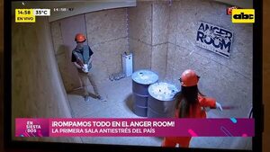 ¡Rompamos todo en el Anger Room!: la primera sala antiestrés del país - Ensiestados - ABC Color