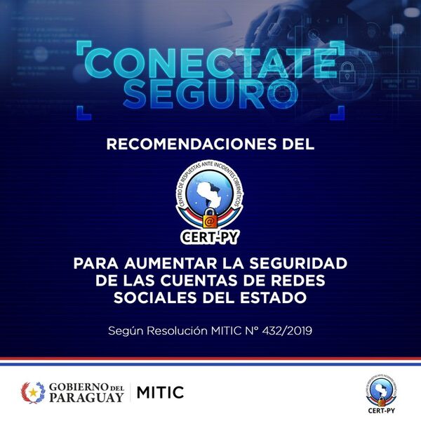 Mitic recuerda directivas de seguridad para cuentas de Estado en redes sociales - ADN Digital