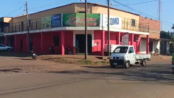 Video capta asalto a una despensa en Pedro Juan Caballero