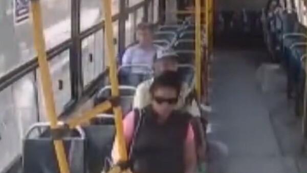 Descuidista distrajo al chofer de un bus para hurtarle su celular