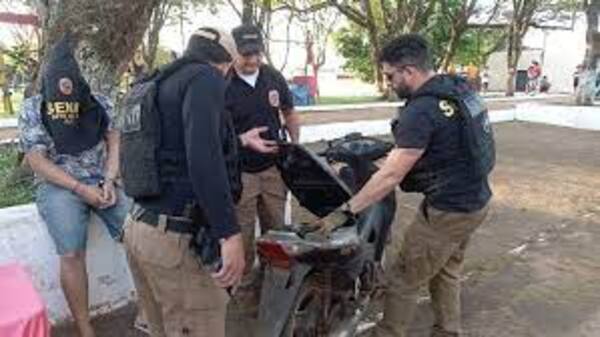 Senad detiene a varios microtraficantes en Capitán Bado