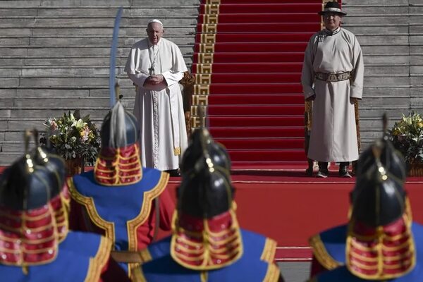 Presidente de Mongolia asegura ante el papa que su país se compromete a mantener la paz - Mundo - ABC Color