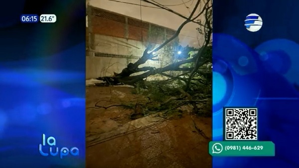 Temporal afectó a varias zonas de Central - Noticias Paraguay