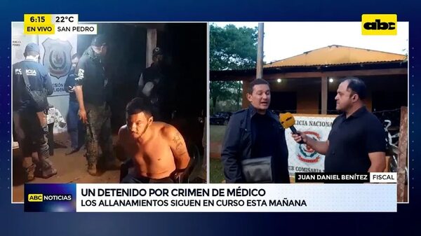 Video: Un detenido por crimen de médico - ABC Noticias - ABC Color