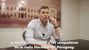 Presidente felicita a Radio Nacional del Paraguay por su 81 aniversario