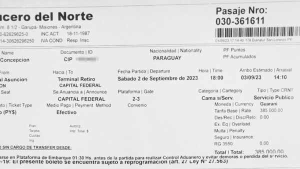 Irá a Argentina porque acá le dieron turno para diciembre