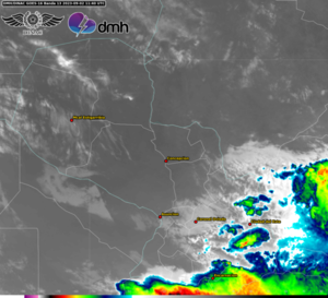 Alertan tormentas eléctricas muy fuertes con caída de granizo que afecta a varios departamentos - ADN Digital