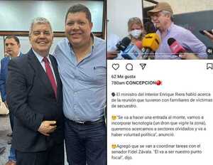 ¿Será que cuando Riera venga a Amambay se reunirá con familiares de víctimas del crimen organizado?
