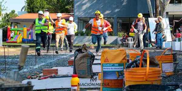 Se desarrolla el segundo día de competencia de albañilería