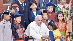 De gira en Mongolia, el Papa envía mensaje de “unidad y paz” a China