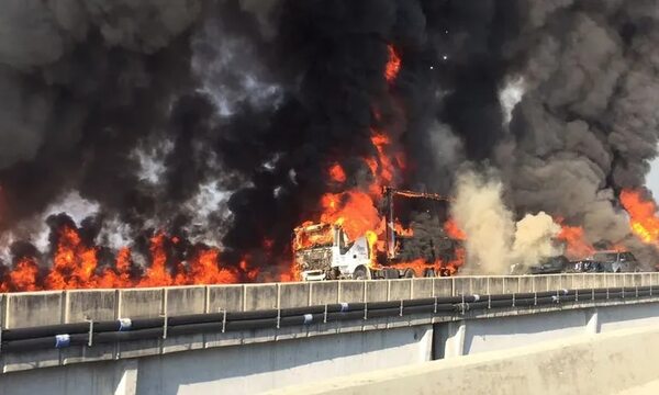 Accidente con decenas de tractocamiones deja cinco muertos y 11 heridos en Brasil - Mundo - ABC Color