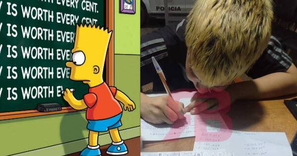 La Nación / El Bart Simpson paraguayo fue “castigado” en Sajonia