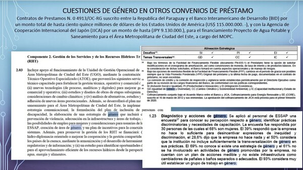 Las cuestiones de género figuran en varios convenios, no solo con la UE