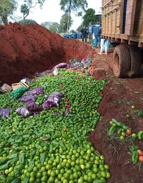 Diario HOY | Destruyen productos frutihortícolas de procedencia brasileña