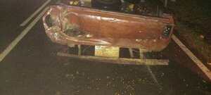 TRIPLE CHOQUE CON DERIVACIÓN FATAL EN SAN PEDRO DEL PARANÁ