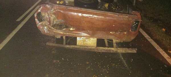 TRIPLE CHOQUE CON DERIVACIÓN FATAL EN SAN PEDRO DEL PARANÁ