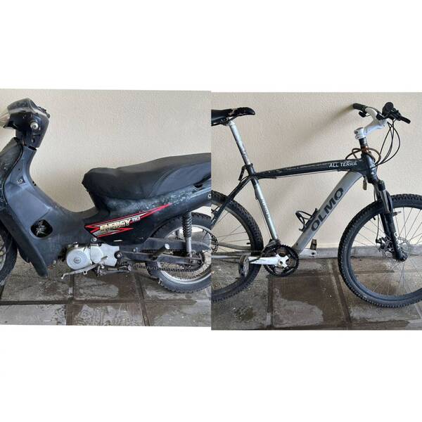 ¿“Chorros” considerados? Se llevaron una moto y dejaron una bicicleta como “canje”