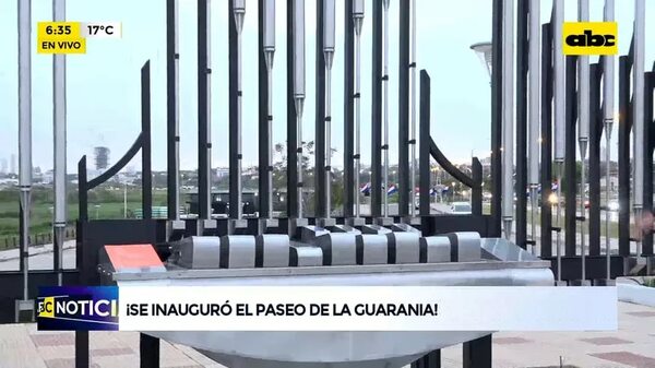 Video: Se inauguró el Paseo de la Guarania - ABC Noticias - ABC Color