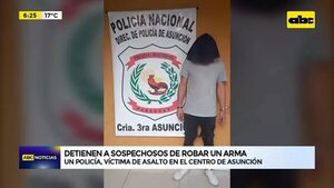 Video: Capturan a sospechosos de robar arma a policía  - ABC Noticias - ABC Color