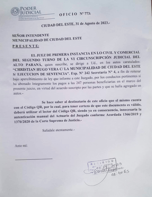 Juez intima a Miguel Prieto sobre pago a exfuncionarios - La Clave