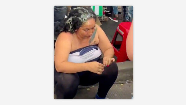 Diario HOY | Video| Echan pegamento en el cabello de una mujer por "ladrona"