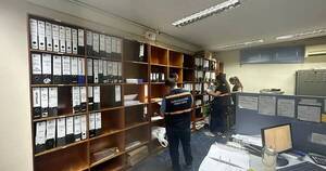 La Nación / Allanan esquema de evasión en el Este que perjudicaba G. 80.000 millones al fisco