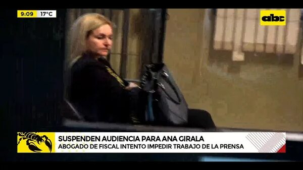 Video: Suspende audiencia preliminar de fiscala Ana Girala - ABC Noticias - ABC Color