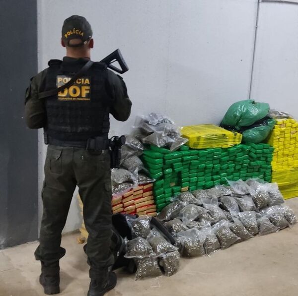 DOF decomisa cerca de 500 kilos de marihuana en Ponta Porã