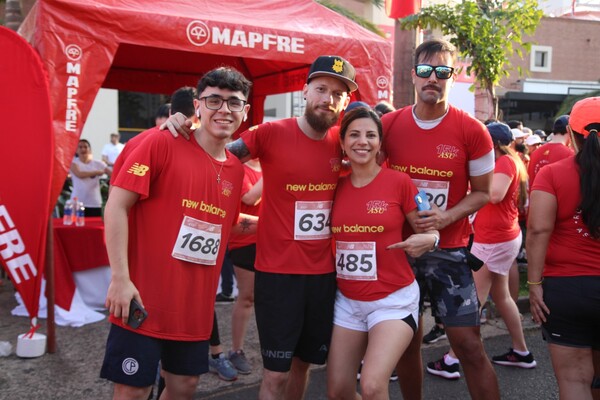 Las figuras del Trece y Unicanal corrieron en maratón - trece