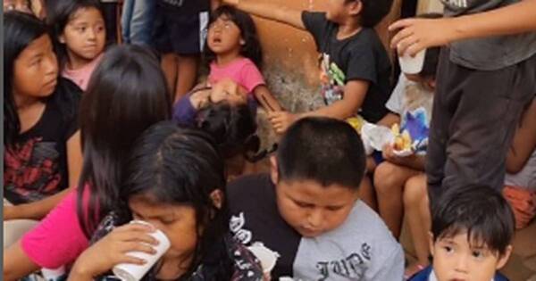 La Nación / Dallys Ferreira organizó merienda solidaria en una comunidad nativa