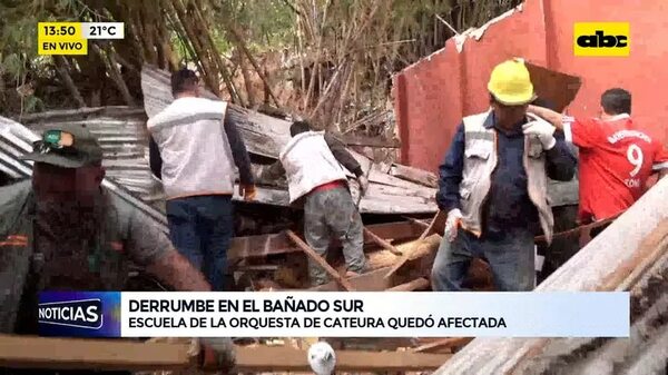 Video: derrumbe en el Bañado Sur - ABC Noticias - ABC Color