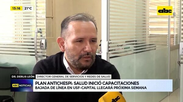 Plan antichespi: Salud inició capacitaciones - ABC Noticias - ABC Color
