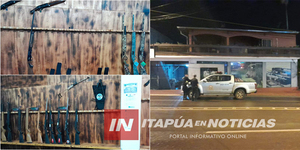 HURTARON19 ARMAS DE FUEGO EN UNA ARMERÍA DE OBLIGADO - Itapúa Noticias