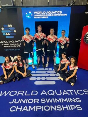 El Team Paraguay arrancó su participación en el Mundial de Natación - Polideportivo - ABC Color