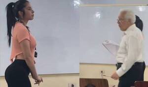 [VIDEO] Rosy Alderete se prepara para ser periodista con un profe de lujo