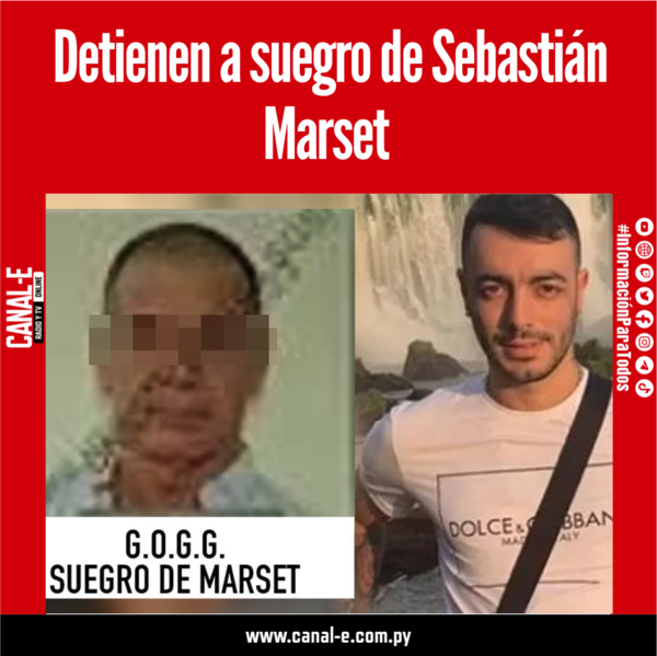 Detienen a suegro de Sebastián Marset