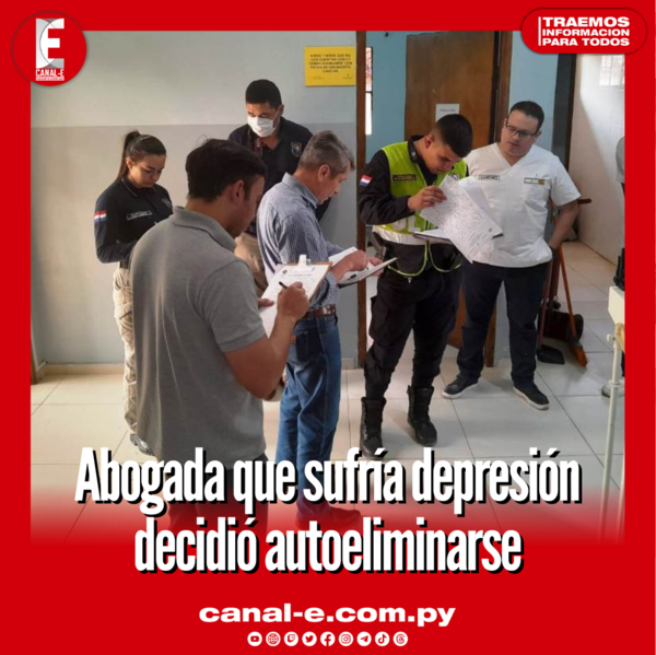 Abogada que sufría depresión decidió autoeliminarse