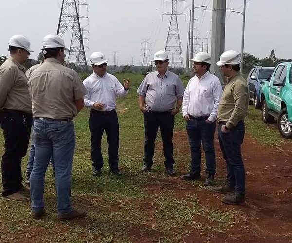 Verifican obras en líneas 23 mil voltios en Hernandarias y CDE
