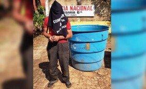 Hurtó un tanque de agua de 1.000 litros y terminó tras las rejas