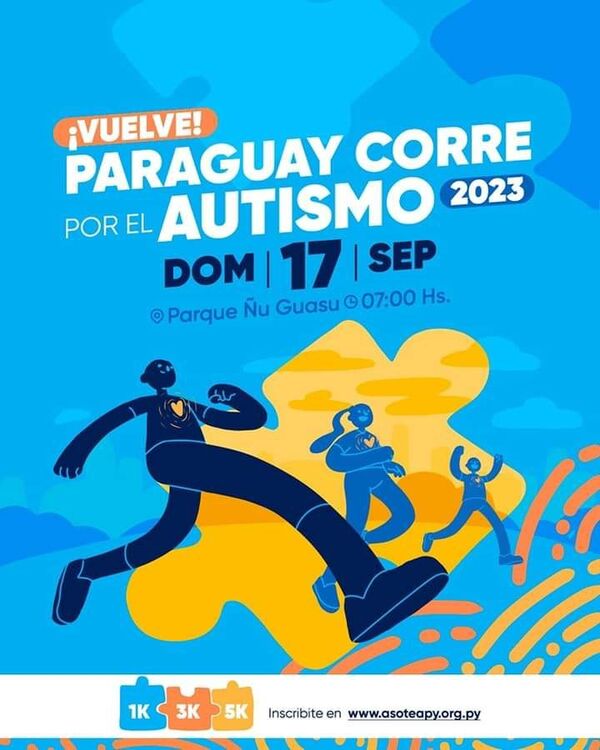 17 de septiembre: «Paraguay corre por el autismo»