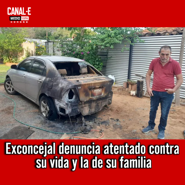 Exconcejal denuncia atentado contra su vida y la de su familia